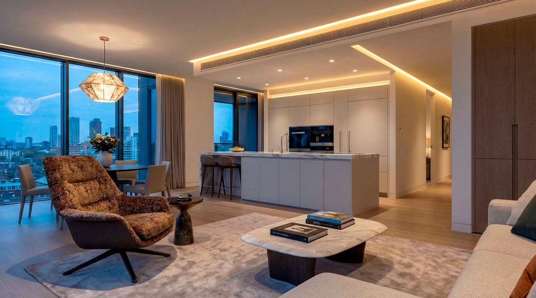 Mobiliario, iluminación y decoración